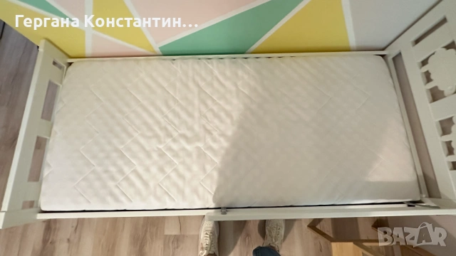 Детско лего 3-7г. + матрак и подматрачна рамка Икеа KRITTER - 85 евро, снимка 3 - Бебешки легла и матраци - 54495931
