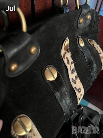 Дамска чанта естествена кожа, снимка 7 - Чанти - 54034404