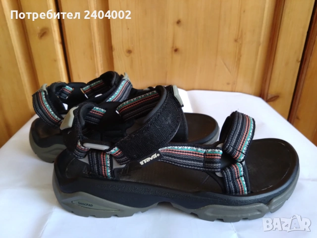 Сандали TEVA Shocpad №39q стелка 26см., снимка 2 - Мъжки сандали - 54494316