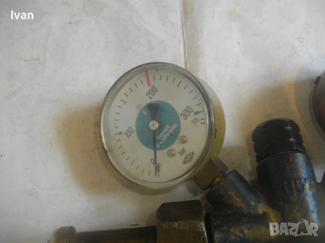 HORNUNG 0-315 bar НЕМСКИ ОРИГИНАЛЕН РЕДУЦИР ВЕНТИЛ ЗА КИСЛОРОД ЗА ОКСИЖЕН СТАРО КАЧЕСТВО МАСИВЕН , снимка 5 - Други инструменти - 54542764
