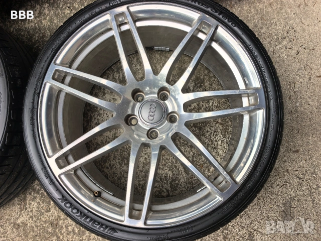 20ки 5х112 9J ET37 CB 66.6mm OEM audi , снимка 5 - Гуми и джанти - 54632999