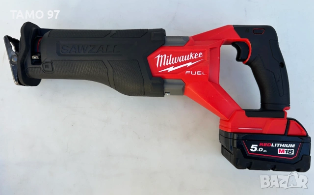 Milwaukee M18 FSZ - Акумулаторен безчетков саблен трион като нов 2025, снимка 4 - Триони и циркуляри - 54323402