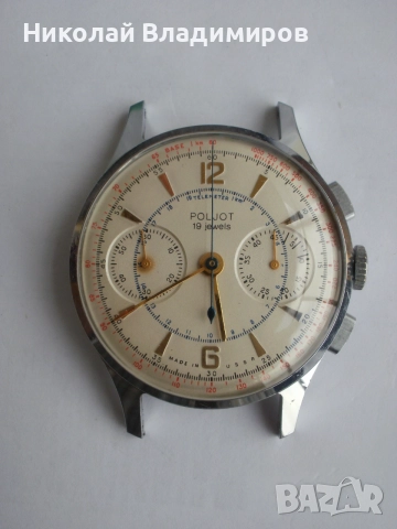 Poljot chronograph 3017 Полет хронограф руски ръчен мъжки часовник, снимка 6 - Мъжки - 55166075