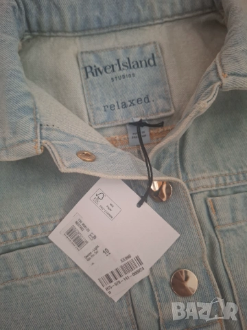 Дънкова рокля River Island S/M/L, снимка 7 - Рокли - 55183821