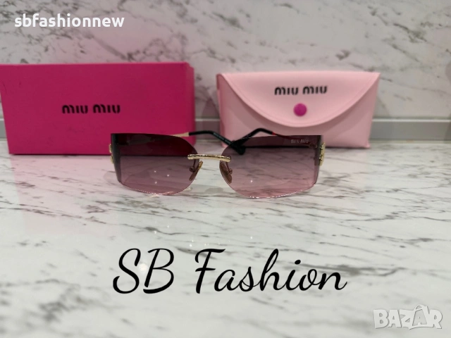 Miu Miu слънчеви очила с лого, снимка 3 - Слънчеви и диоптрични очила - 54952778