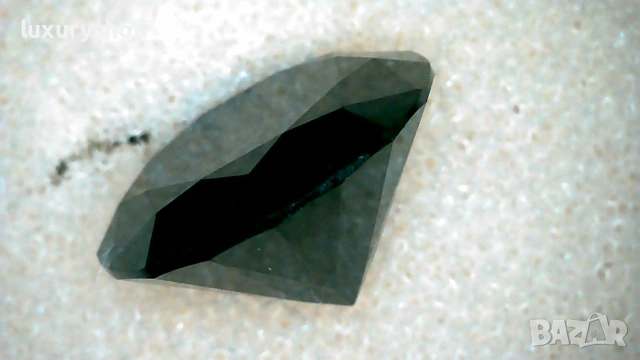 Диамант, Moissanite Brilliance, черен, със сертификат, гравиран номер на камъка -95 ЕВРО - 4 карата, снимка 2 - Бижутерийни комплекти - 55082895