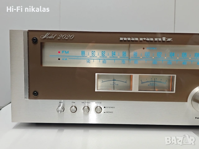 FM радио стерео ресийвър Hi-Fi ретро MARANTZ model 2020, снимка 2 - Ресийвъри, усилватели, смесителни пултове - 54650794