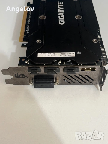 Видео карта Gigabyte RX 580 4GB Профилактирана, снимка 3 - Видеокарти - 54580853