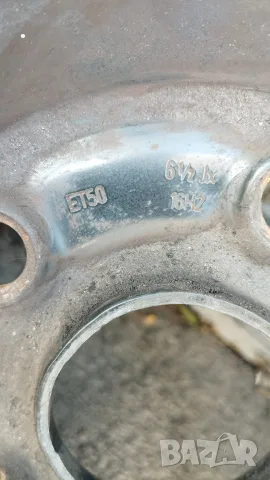 4бр. стоманени джанти 16" 5x112, Et50, 6,5J, снимка 2 - Гуми и джанти - 55593878