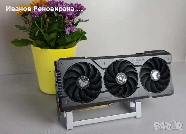 Видео карта Asus RTX TUF 4070ti 12GB GDDR6X Nvidia GeForce, снимка 2 - Видеокарти - 54560476