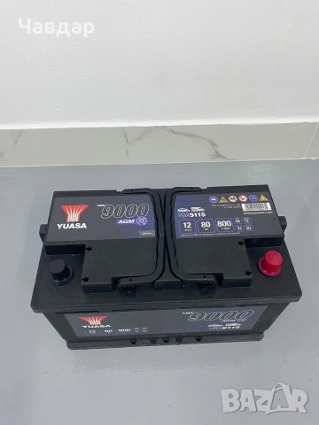 Aкумулатор  YUASA 9000 YBX9115 AGM 80AH 800A R+ , снимка 3 - Аксесоари и консумативи - 54684987