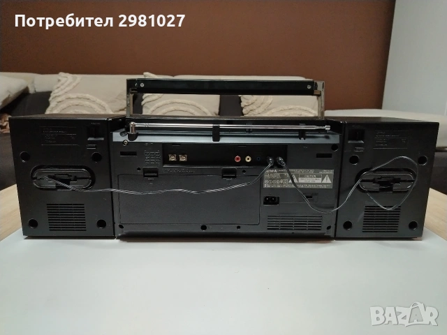 Радиокасетофон Aiwa CA-W80, снимка 4 - Радиокасетофони, транзистори - 54772920