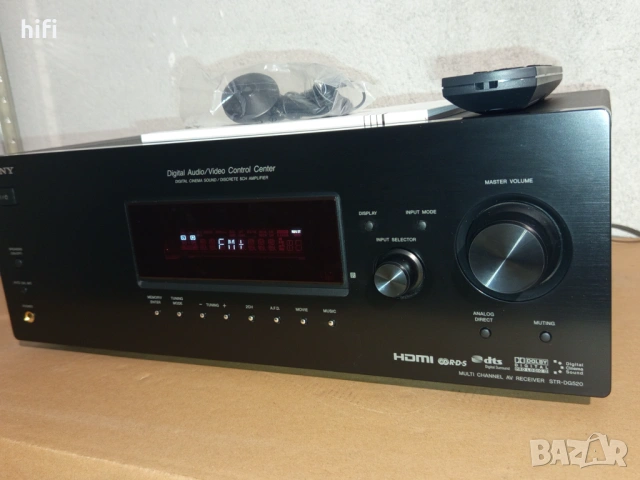 5.1 ресивър Sony STR-DG520, снимка 2 - Ресийвъри, усилватели, смесителни пултове - 54622515