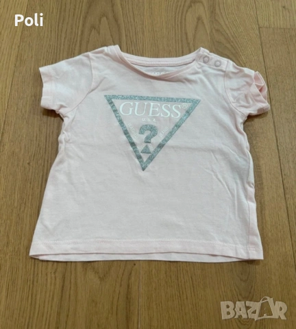 Тениски на Guess 6-9 месеца , снимка 2 - Бебешки блузки - 54109849