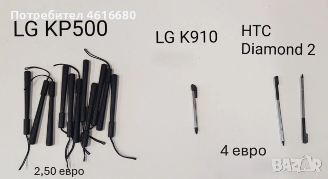Stylus Nokia N97 mini,N97,5530,N93,5800,N900,Samsung S5630,F480,S5230,S5233,C3300,W960,X1,P990,Vivaz, снимка 6 - Резервни части за телефони - 52213057