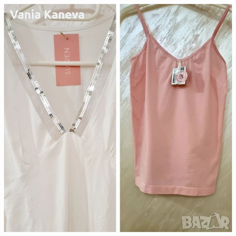 Нови топове и тениски.100% Памук, снимка 3 - Тениски - 54124724