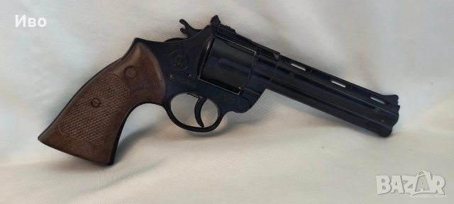 Колекционерски револвер с капси Colt Python (12 капси) – Рядък модел, МЕТАЛЕН, New Old Stock (NOS), снимка 5 - Колекции - 55175389