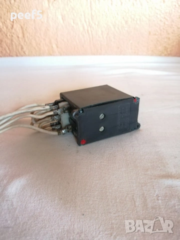 Българско електромагнитно реле (контактор) тип РКП, снимка 2 - Друга електроника - 54150466