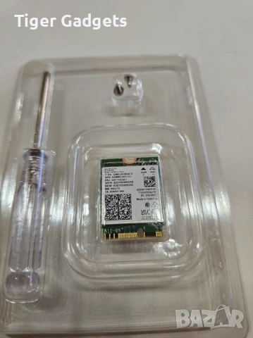 Intel BE200 WiFi 7 M.2 2230 мрежова карта с Bluetooth 5.4 – до 5800 Mbps, снимка 2 - Други - 54852726