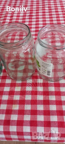 Стъклени буркани , снимка 7 - Буркани, бутилки и капачки - 54317279