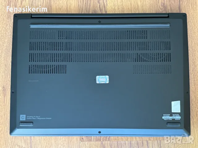 16' 2.5K Core i9-11950H Lenovo ThinkPad P1 Gen 4 64GB DDR4/1TB NVMe/Nvidia RTX 3080 16GB, снимка 5 - Лаптопи за работа - 55656838