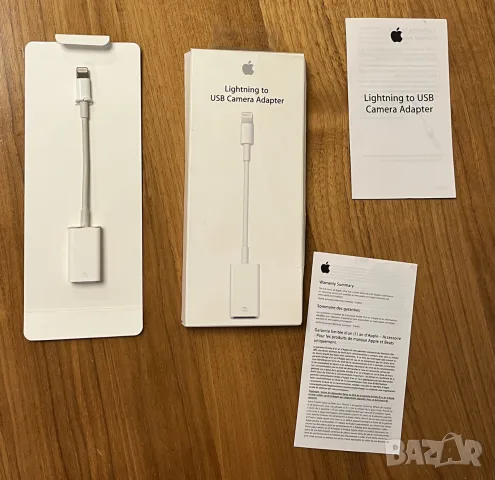 Apple lightning to usb camera adapter A1440 md821zm/a, снимка 5 - Чанти, стативи, аксесоари - 55480758