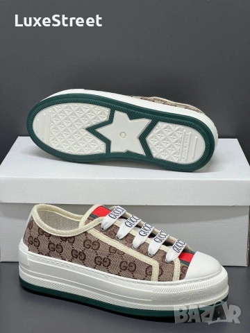 Gucci ⚜️ Дамски Кецове , снимка 14 - Кецове - 55166960