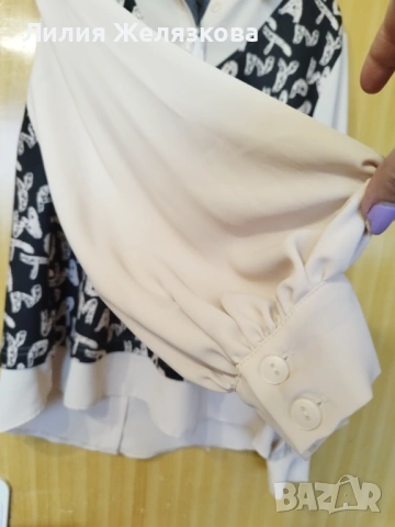 Дамска риза Л,нова, елегантна , снимка 3 - Ризи - 54334119