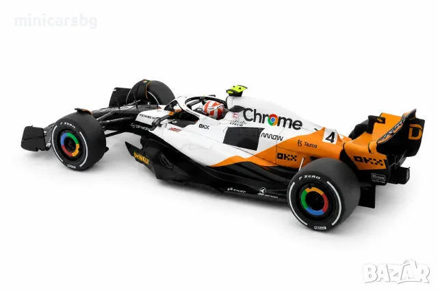 McLaren MCL60 F1 Ландо Норис Monaco GP 1:24 – метален модел, снимка 2 - Колекции - 55632612