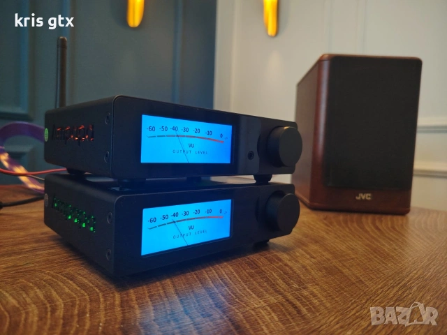 Hi Fi стерео комбо dac Ampapa Q1 и усилвател Ampapa D1 TPA3255 страхотна комбинация