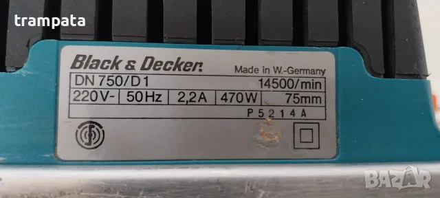 НАЙ ДОБРАТА ОФЕРТА Електрическо ренде Black & Decker DN750/D1, снимка 4 - Други инструменти - 55512651