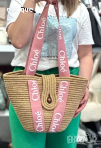 чанта Chloe woven ➡️43cm⬆️21cm 🌟, снимка 2 - Чанти - 55078973