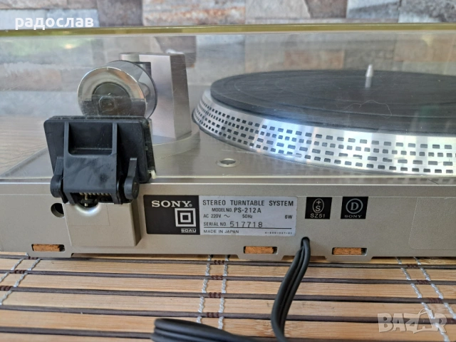 Sony PS-212A, снимка 9 - Грамофони - 54559098