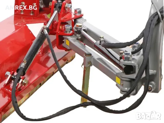 Страничен мулчер за трактор GeoTech PRO 125 см | Хидравлично рамо | 30–35 к.с., снимка 5 - Селскостопанска техника - 55322678