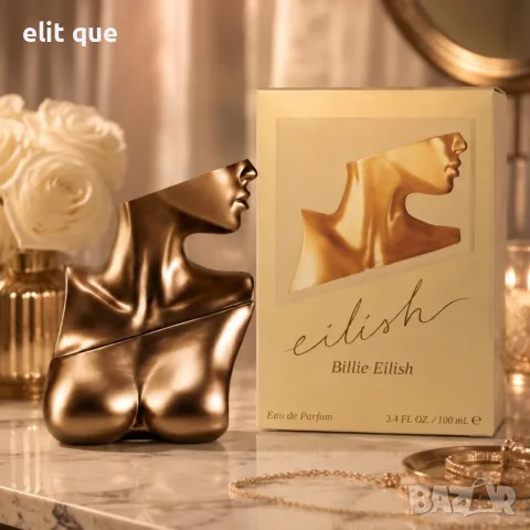 Billie Eilish Eau de Parfum 100 мл – Луксозен дамски парфюм с ванилия, захарни нотки, кехлибар и мус, снимка 5 - Дамски парфюми - 55338603