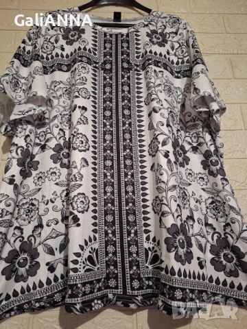НОВА СТРАХОТНА ТУНИКА 3XL-4XL, снимка 2 - Туники - 54904006