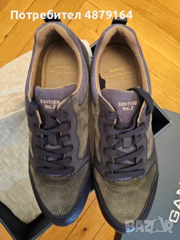 GANT RUSSELL Nabuck 44, снимка 5 - Спортно елегантни обувки - 55447901