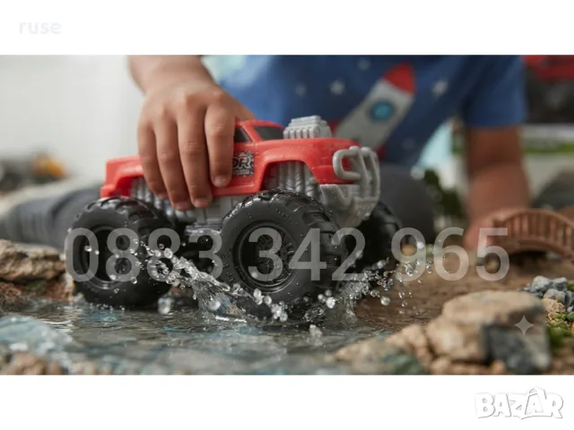 НОВИ! Детска кола Monster Truck 2в1 офроуд суша и вода, снимка 3 - Коли, камиони, мотори, писти - 55397099