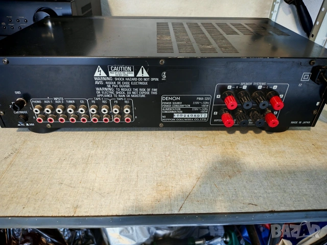 Denon-PMA 320, снимка 6 - Ресийвъри, усилватели, смесителни пултове - 54681421