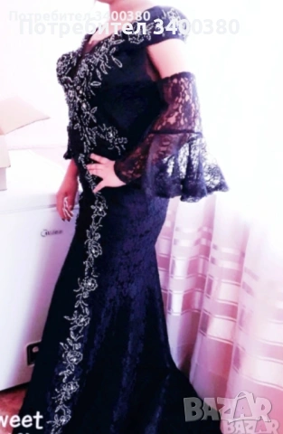 Бална Рокля с Камъни , снимка 3 - Рокли - 54236271