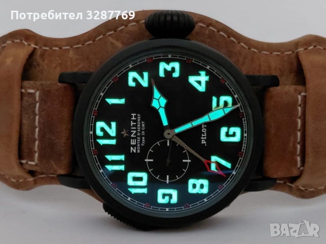 Zenith Pilot Type 20 GMT, снимка 8 - Мъжки - 54667700