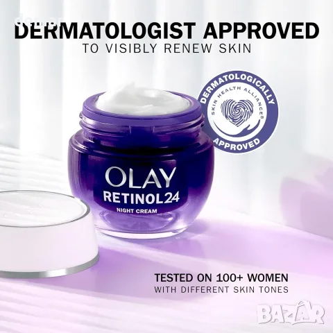 Нощен крем Olay Retinol 24 50 мл + крем за очи 15 мл, снимка 6 - Козметика за лице - 55517178