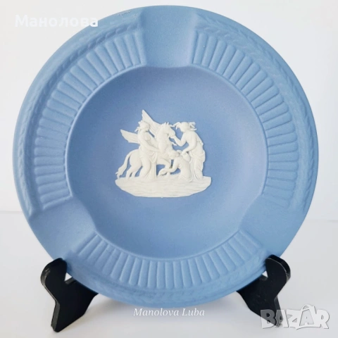 Колекция "Wedgwood Blue" колекция от автентичен син ясимов порцелан (Jasperware)., снимка 4 - Други ценни предмети - 54685110