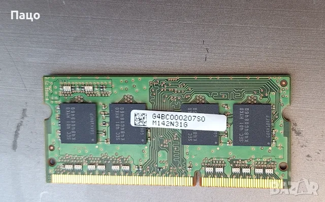 SAMSUNG 4GB 1RX8 PC3L-12800S-11-12-B4, снимка 7 - Лаптоп аксесоари - 55697993
