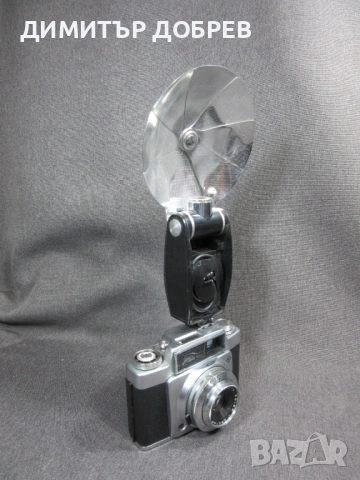  СТАР РЕТРО ФОТОАПАРАТ AGFA SILETTE СЪС СВЕТКАВИЦА, снимка 2 - Антикварни и старинни предмети - 54157304