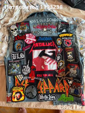 Battle Jacket(хеви метъл),Heavy metal елек(нашивки,значки), снимка 2 - Якета - 55015296