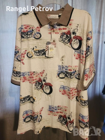 Harley Davidson, American Flag Фанелка с къс ръкав