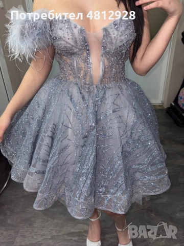 Официална къса рокля 