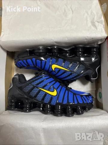 ЛЯТНА РАЗПРОДАЖБА! Nike Shox TL Blue & Yellow, снимка 2 - Маратонки - 55626782