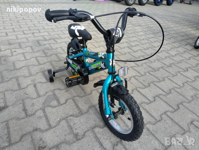 BG Детски велосипед 12" SAMURAJ син, снимка 4 - Велосипеди - 54334133